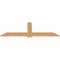 Ekena Millwork Eugene Smooth Timber Gable Bracket, Western Red Cedar, 72"W x 24"H x 1 1/2"D x 5 1/2"F, 8/12 Pitch GBW072X24X0206EUG00SWR - alternate 5